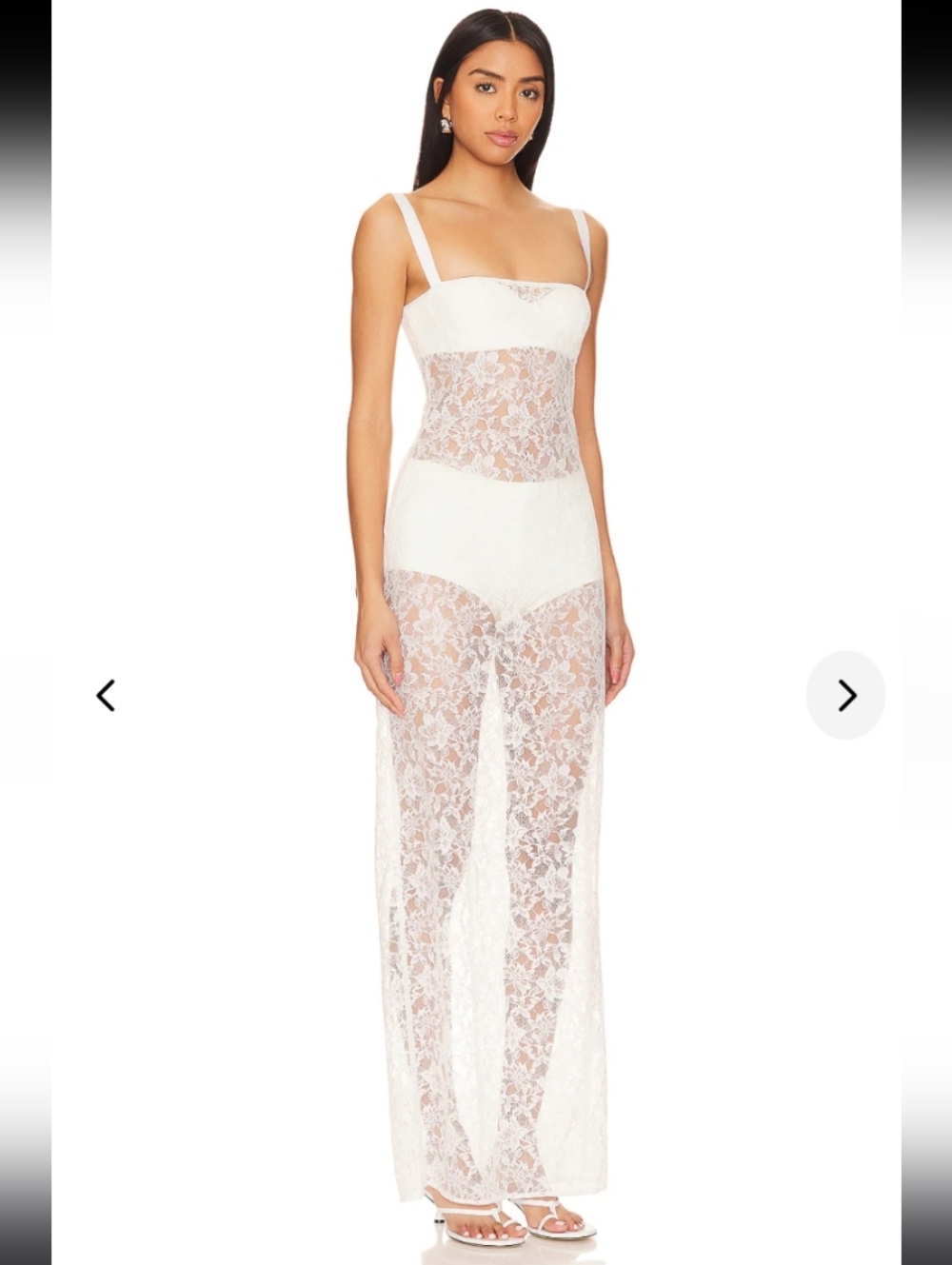 Lovers And Friends Gracia Sheer Lace Maxia Dress - Picture 3 of 6